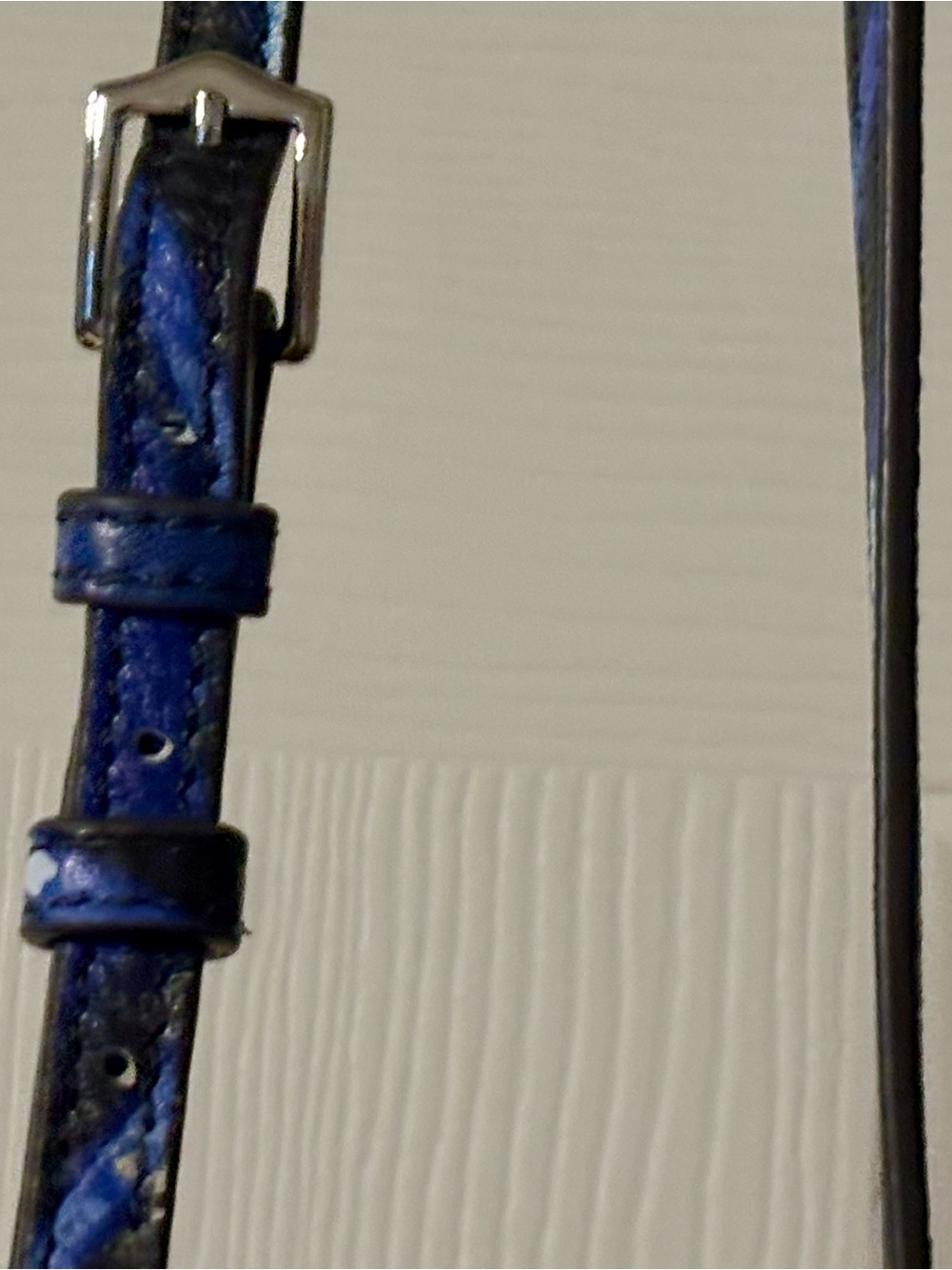 Aimee Kestenberg Blue and Black Zebra Print Leather CrossbodyTamitha - Picture 7 of 16